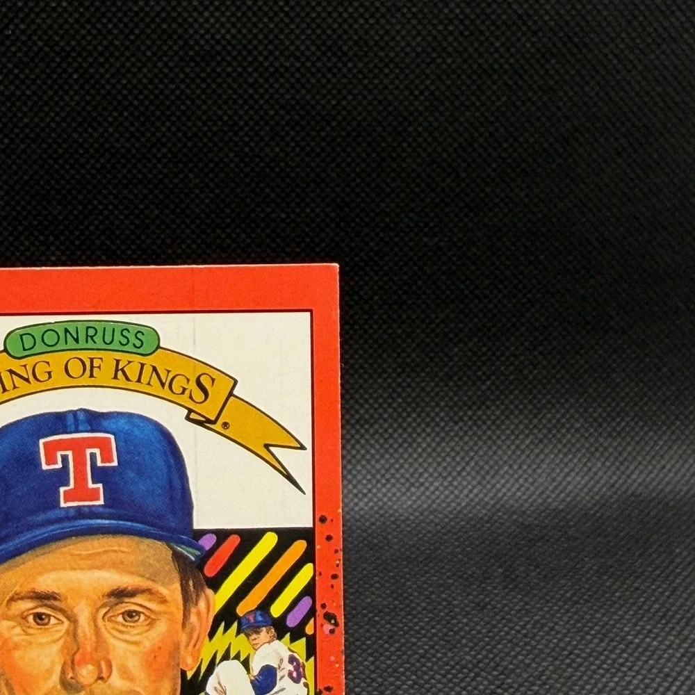 Nolan Ryan 1990 Donruss King‎ of Kings #665 Rangers Wrong Back NM